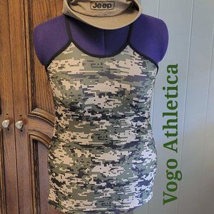 ❣️HP❣️Vogo Athletica camouflage silky stretchy cami tank sz: M